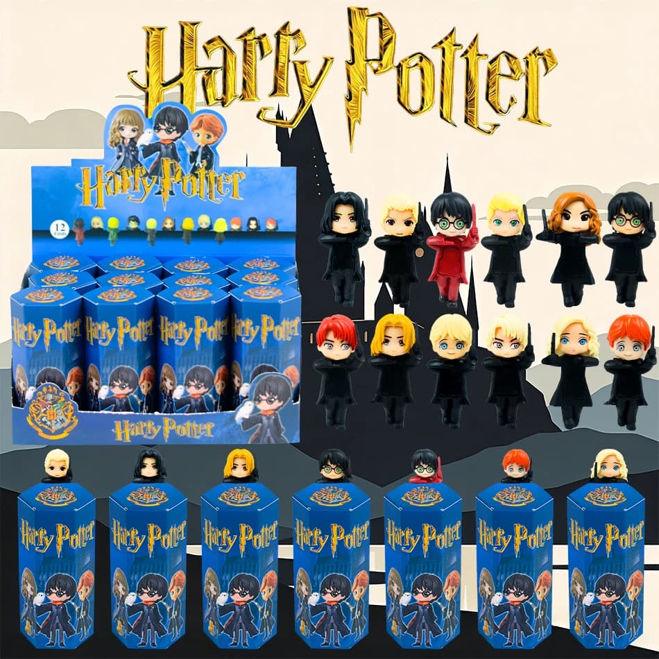 Serie Blind Box Harry Potter 2026, Collezione di Personaggi Anime e Cartoni Animati, Statuette Carine, Ornamenti, Bambole, Scatola Sorpresa Natalizia per Bambini, Decorazioni