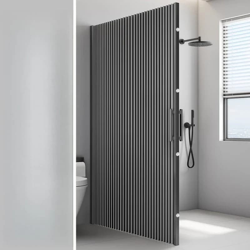 Set tenda da doccia No punzonatura telo invisibile Bagno bagno separazione asciutta e bagnata