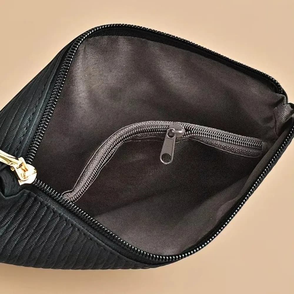 Simple Large Capacity Long Wallets Zipper Multifunctional Money Pouch Wrist Strap Bags Women