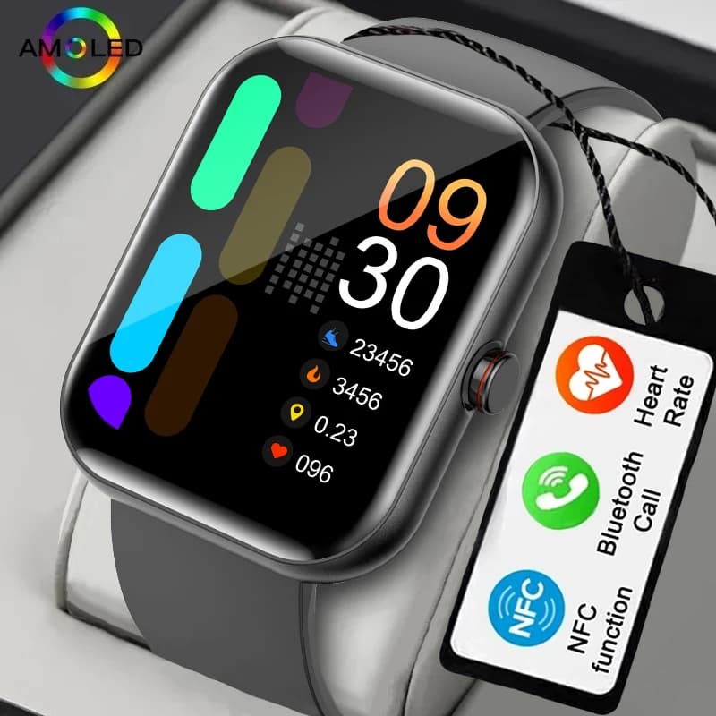 New Women's Smartwatch 2026 with 1,91 Inch Display, Bluetooth Call, Cardiaca Frequency Monitoring, AI Vocal Assistant, Electronic Watch for Open Sport