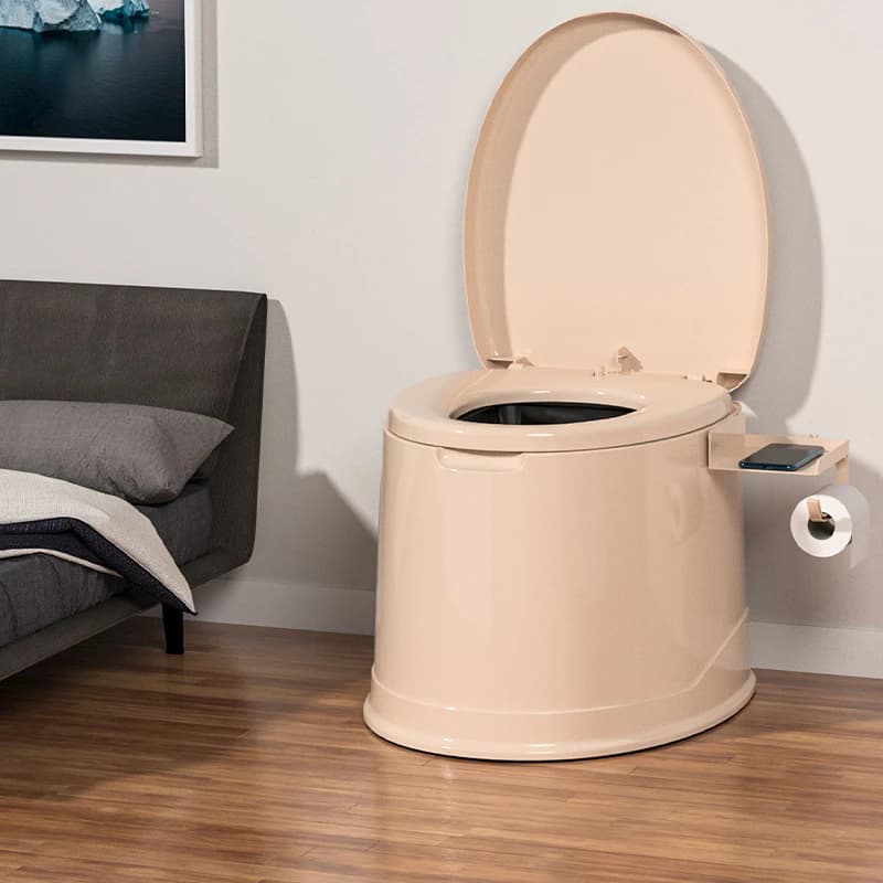 Cblah wc portatile da campeggio sedile del water anziani Compost sgabello del water mobile auto addensato vasino per donna incinta viaggio