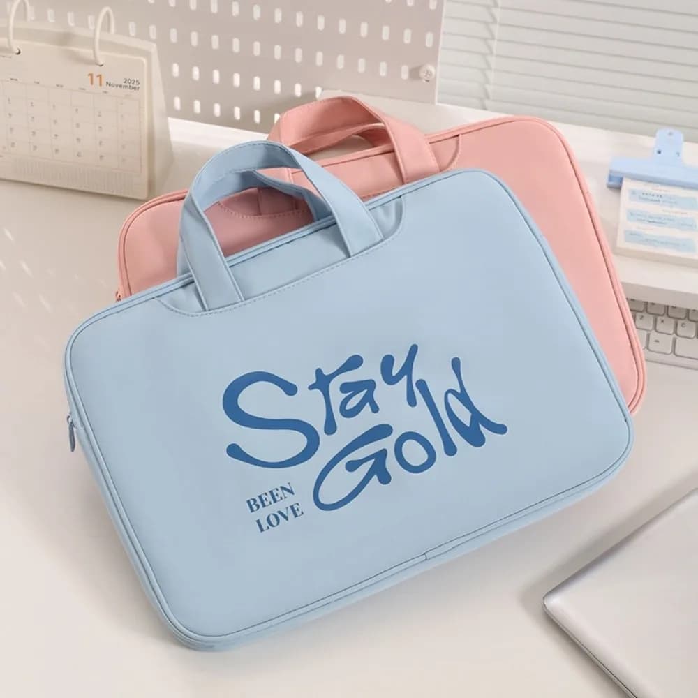 Custodia Protettiva Portatile per Laptop Stile Coreano, Borsa Morbida Antiurto Sottile per Computer Portatile