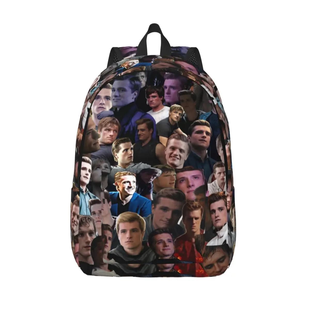 Giochi della fame Peeta Mellark Zaino fresco Outdoor High School Escursionismo Viaggi Josh Hutcherson Zaino Borse di tela per computer portatile