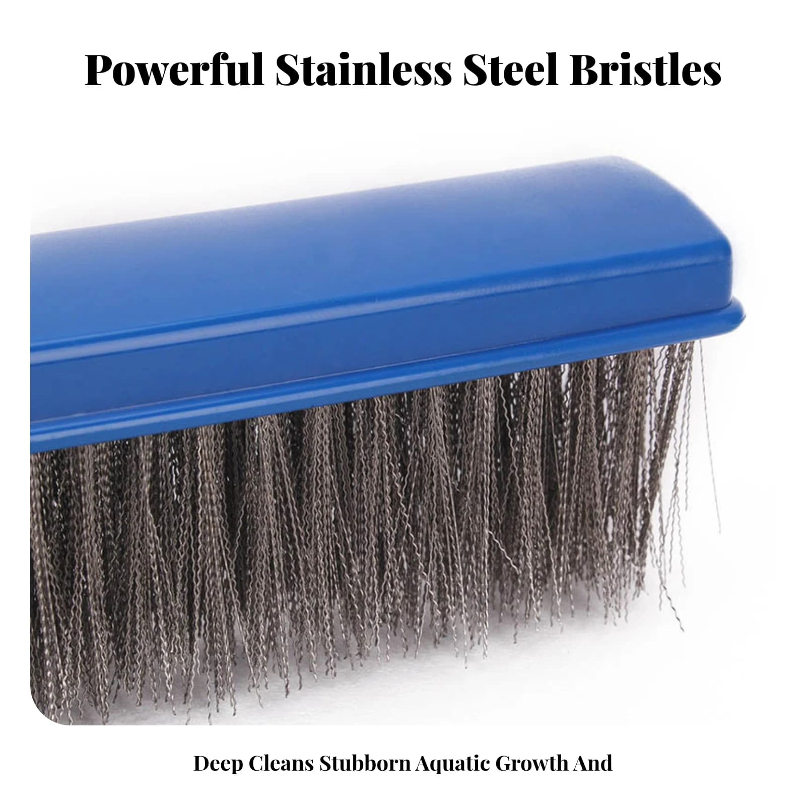 Pool Cleaning Brush Hanging Hole Pool Brush Side Braces Heavy Duty