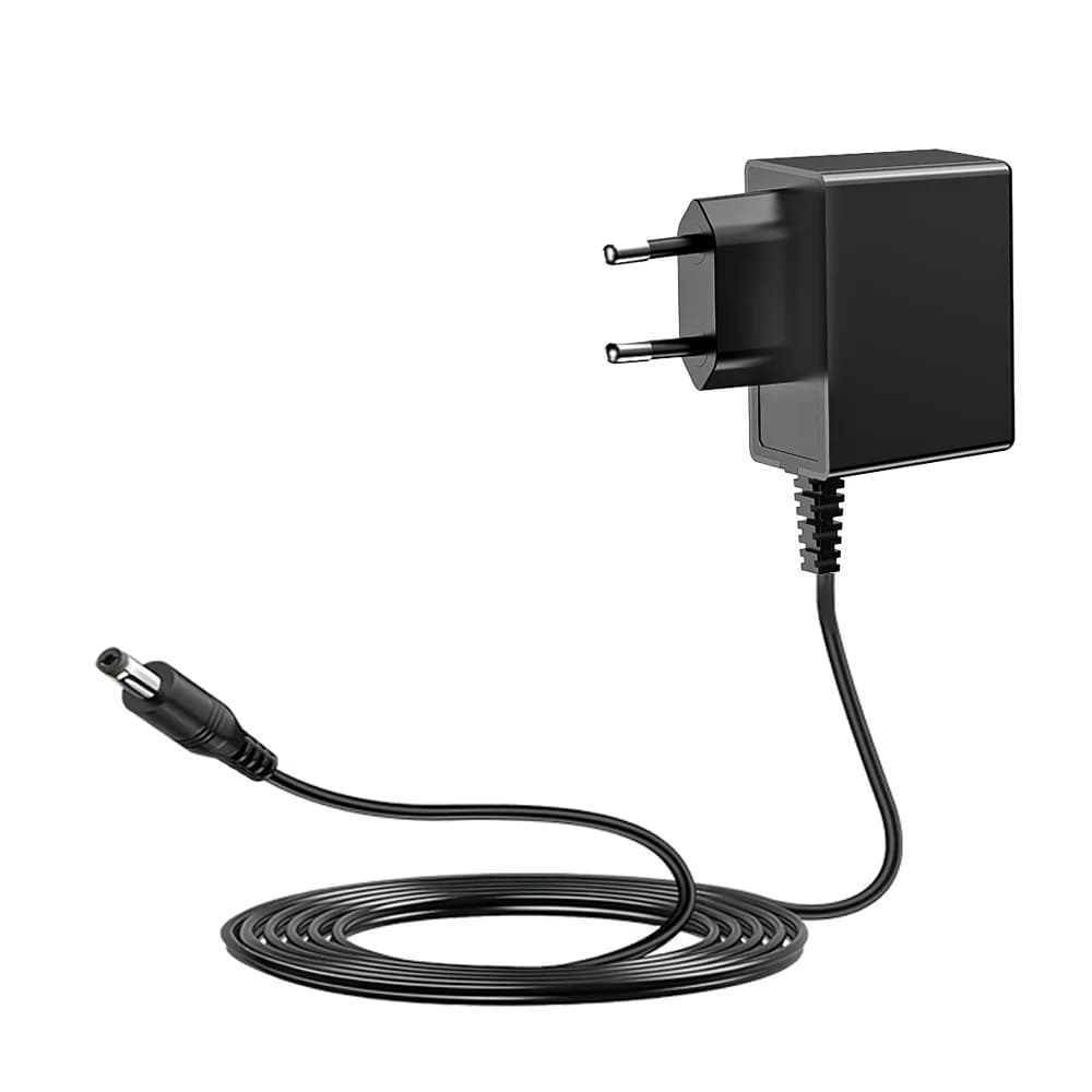 Alimentatore Nero 5V 2A 10W, Caricatore da Parete AC 100-240V a DC con Spina EU, per Telecamere CCTV, Strisce LED, Altoparlanti, Router
