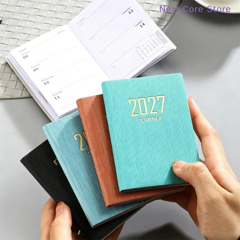 [NC]Mini 2027 Agenda Book Pocket With Calendar Appointment Book Diary Weekly Planner For Students Gift[NC]