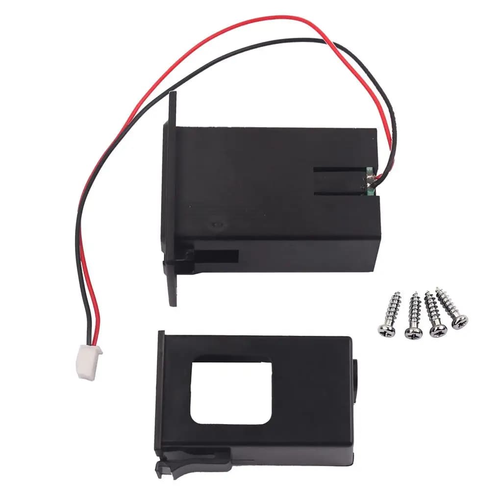 Accessorio per Pickup per Chitarra, Scatola Batteria 9V a Montaggio Piatto, Vano in Plastica per Chitarre Basso e Ukulele