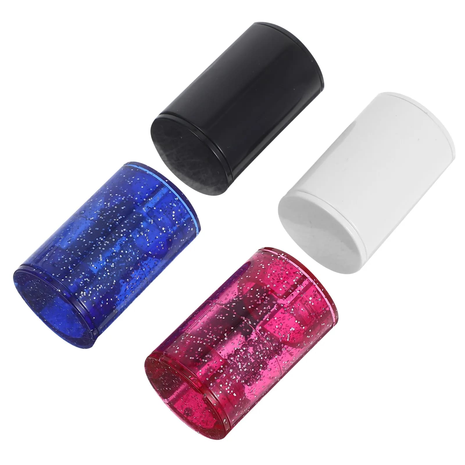 4Pcs Finger Shaker Sand Instrument Rings Perfect for Ukulele Guitar Mandolin Banjo Percussion Rhythm Music Accessories