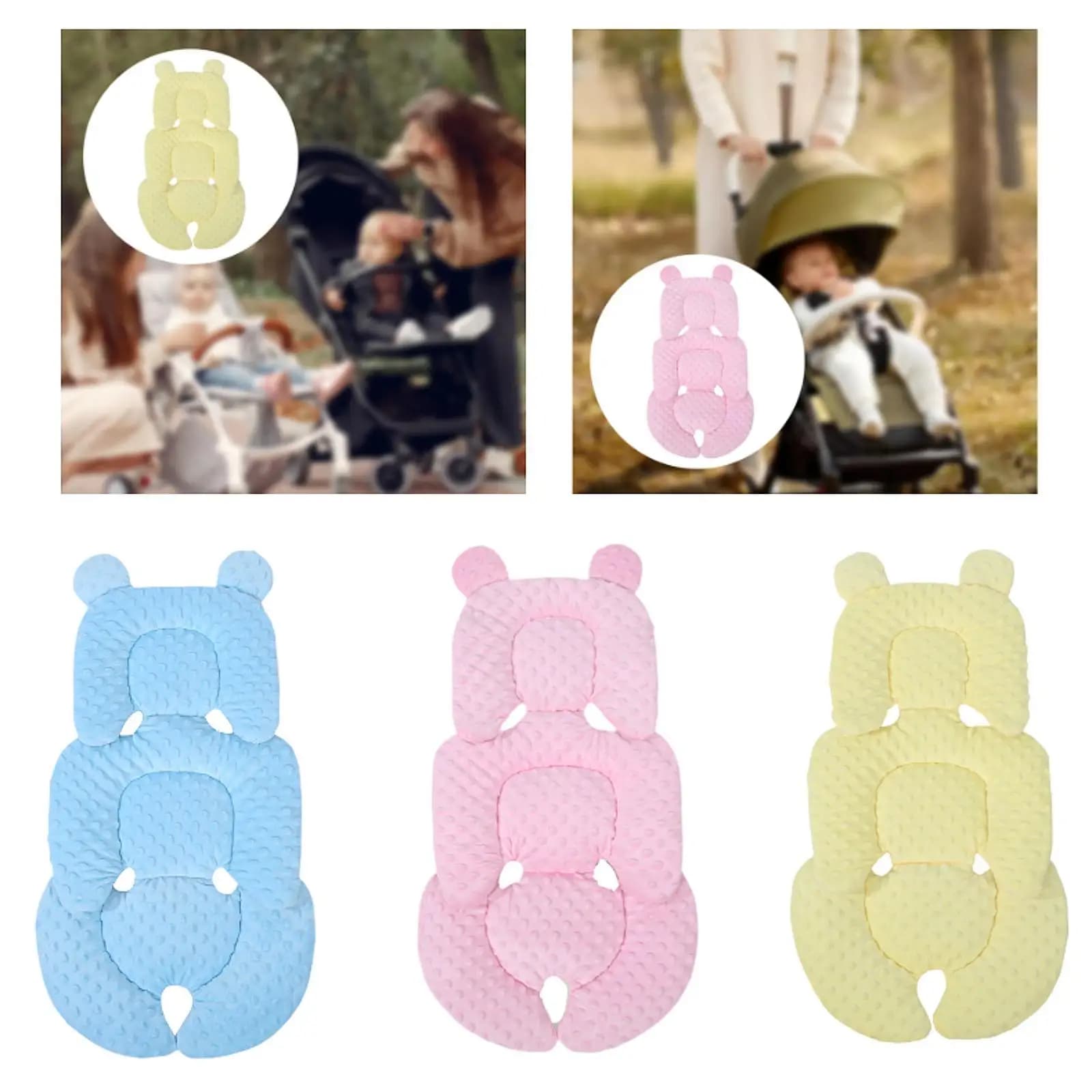 Cuscino per passeggino Imbottitura morbida Comodo materasso per carrello per passeggino per neonato
