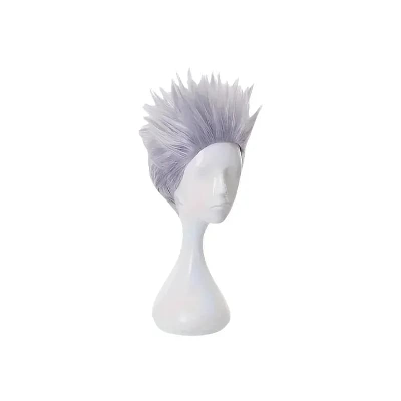 Parrucca Jujutsu Kaisen Anime Capelli sintetici resistenti al calore Gojo Satoru Cosplayx, 5;d'2.y;8'