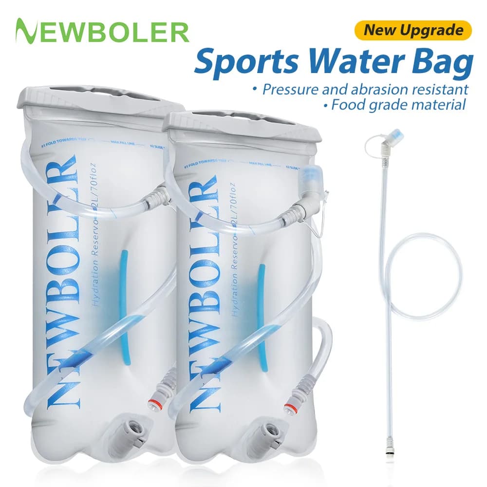 NEWBOLER Sports Water Bladder Hydration Pack Storage Bag BPA Free Portable Food Grade Outdoor Drinking Camping Water Bag