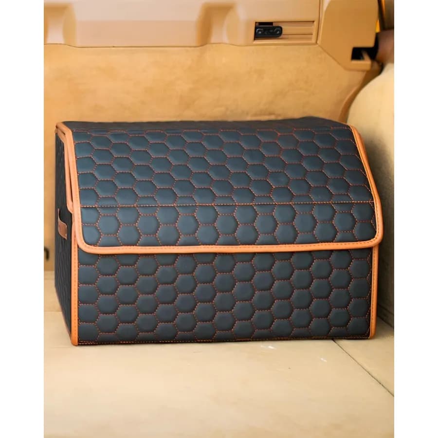 Organizzatore per bagagliaio pieghevole per riporre l'auto Organizzatore per bagagliaio automatico pieghevole con soluzione di organizzazione del bagagliaio del coperchio per veicoli efficienti