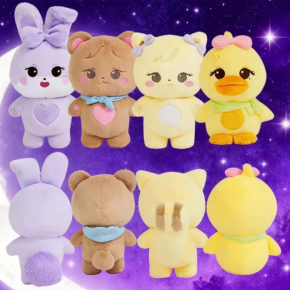 Peluche personaggio rosa da 25 cm BORN PINK World Tour Peluche ufficiali Jennie Lisa Rose Jisoo Animali di peluche Kawaii
