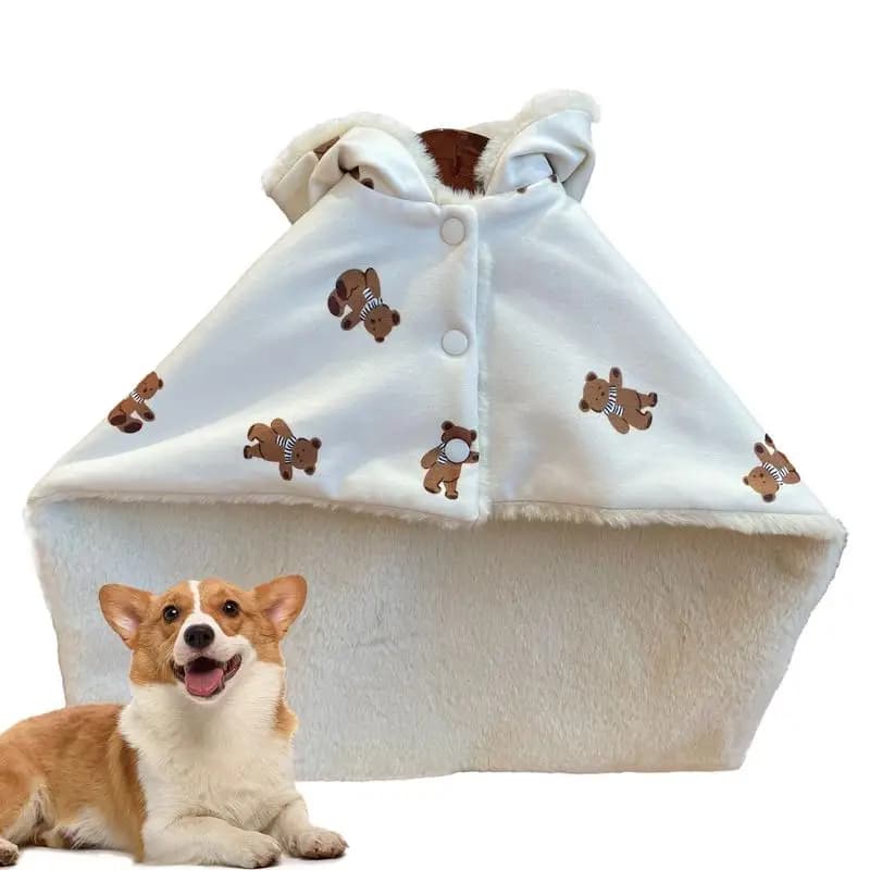 Coperta per animali domestici per gatti modello orso morbida coperta per gattini coperta per gatti coperta per cuccioli coperta per cani coperta per animali domestici per letto divano auto