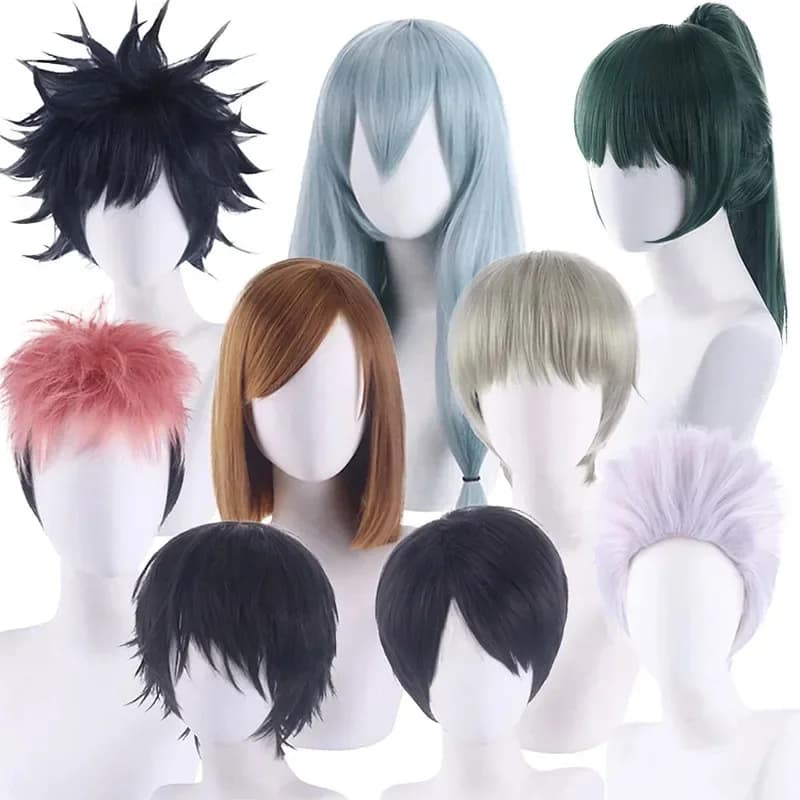 Cosplay Anime Jujutsu Kaisen: Gojo Satoru, Mahito, Inumaki Toge, Zenin Maki, Yuuta Okkotsu, Fushiguro Toji, Kugisaki Nobara