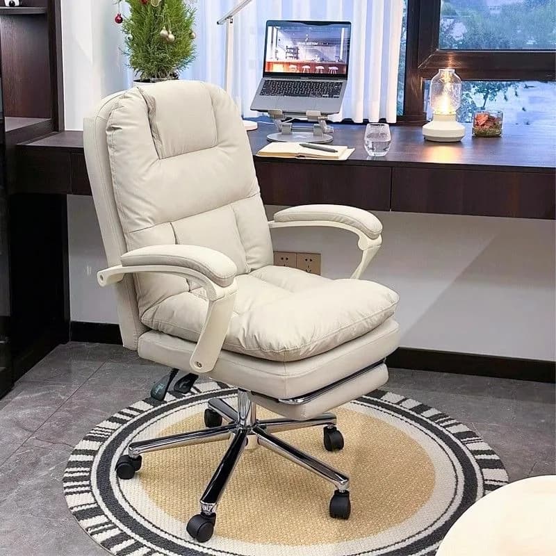 Sedia da Ufficio di Lusso con Supporto, Design Ergonomico, Sedia da Computer per Gaming con Cuscino, Cadeiras De Escritorio, Accessori per la Casa