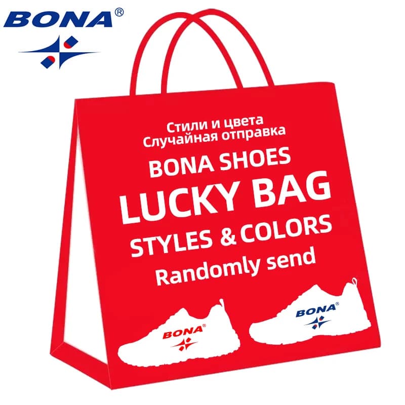 BONA Lucky Bag Scarpe sportive Scarpe casual Scarpe in pelle Scarpe da trekking Sneakers Sandali da uomo Stile e colore casuali
