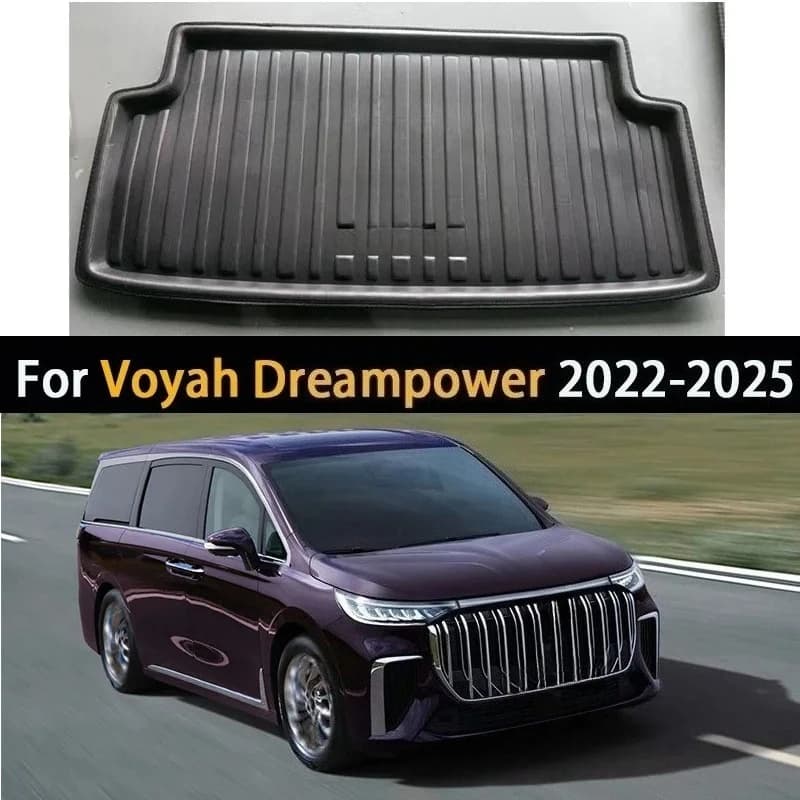 Tappetino per bagagliaio posteriore per auto per Voyah Dreampower 2022-2025 2023 Vassoio per bagagli Protezione impermeabile Boot Floor Cargo Cover Accessori auto