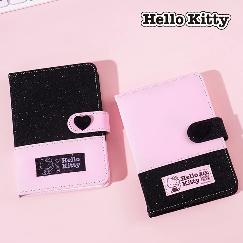 Genuine Hello Kitty A6 Pocket Notebook Sanrio Magnetic Heart Buckle Lined Diary For School Office Travel Planner Stationery Gift
