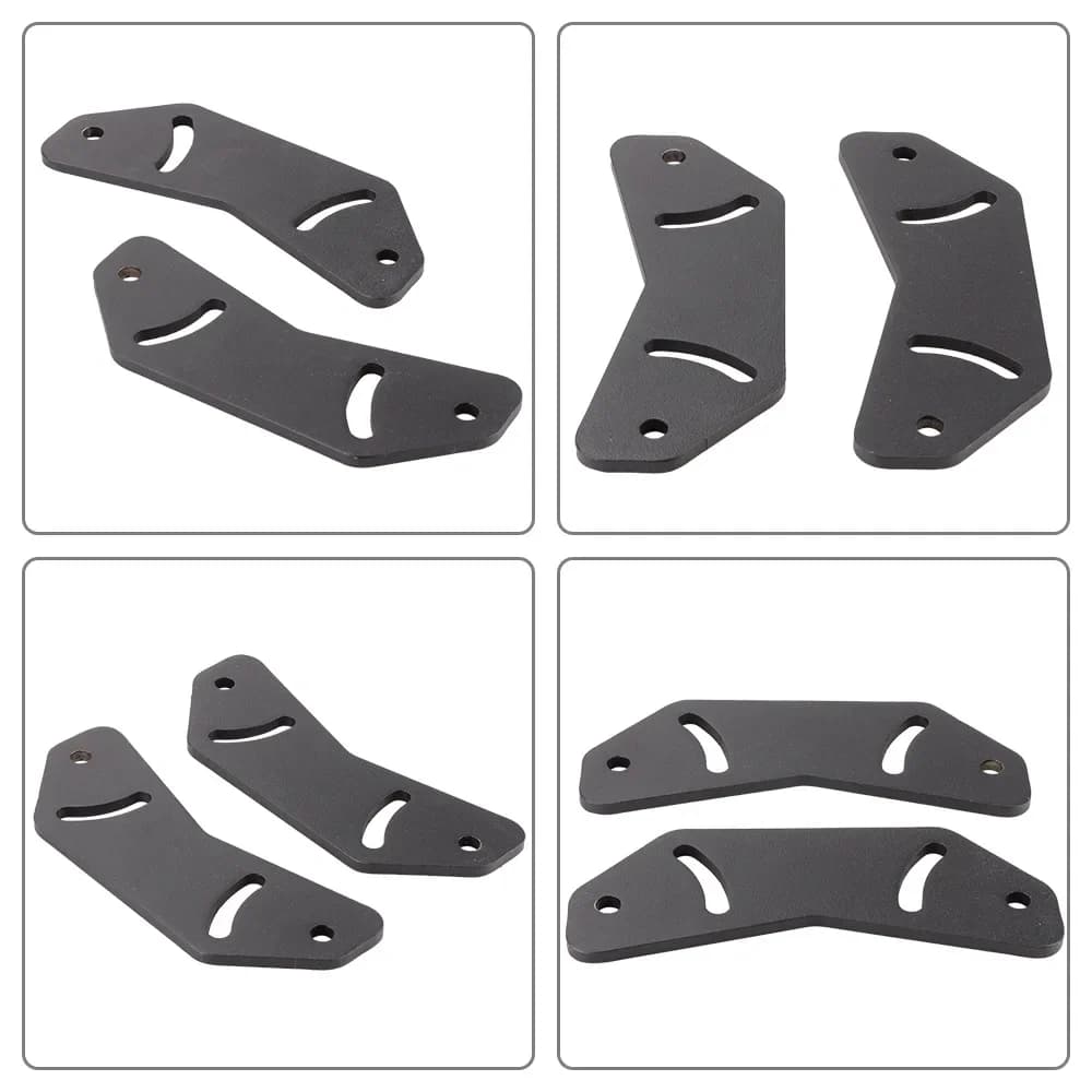 Support of three 2-piece screens for racing simulator monitor