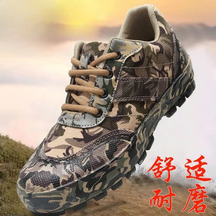 Scarpe da trekking da uomo per esterni, leggere, resistenti all'usura, mimetiche, antiscivolo, per arrampicata e campeggio