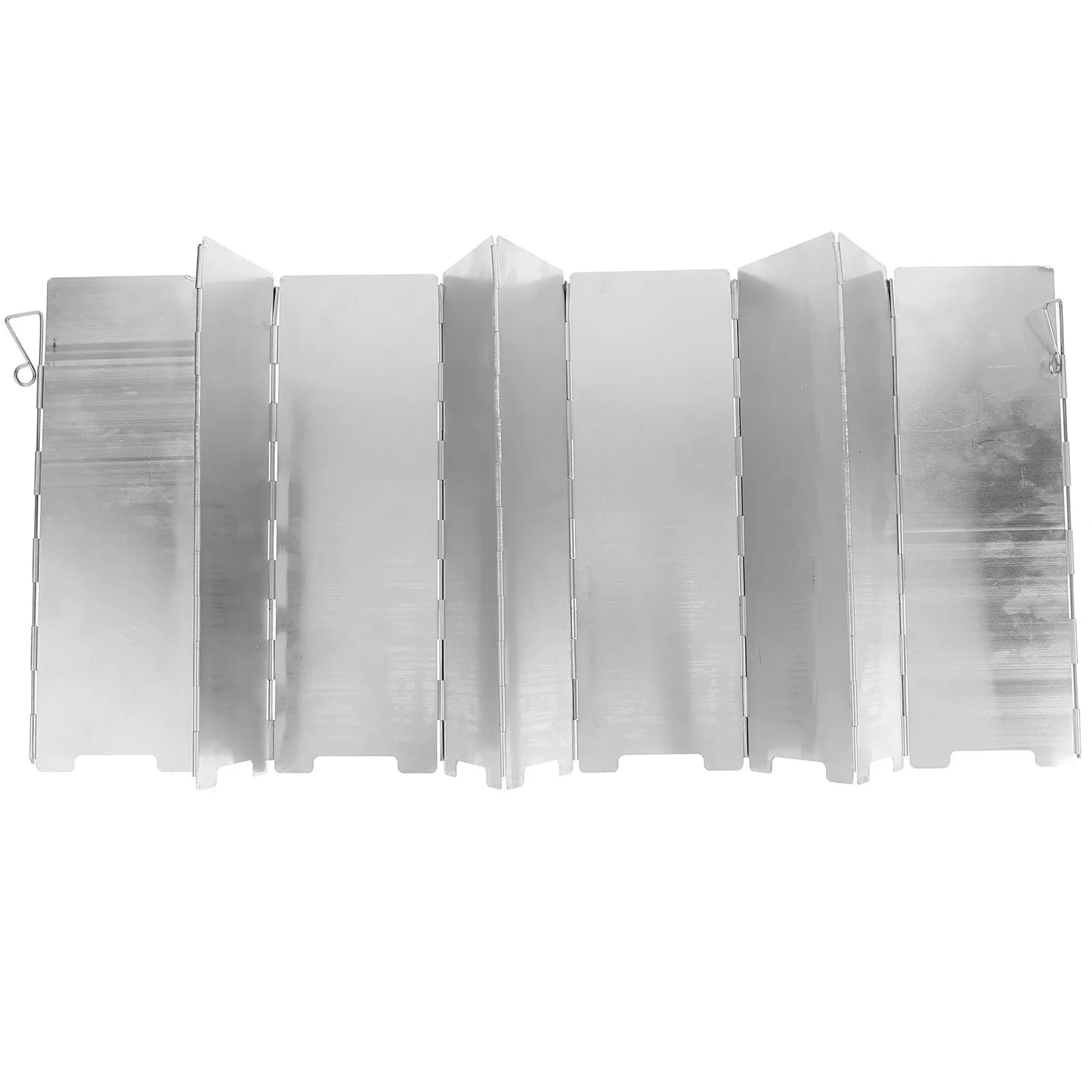 Set di 1 Paravento Pieghevole Portatile per Fornello, Antivento per Barbecue, Strumento Antivento per Cucina all'Aperto e Campeggio