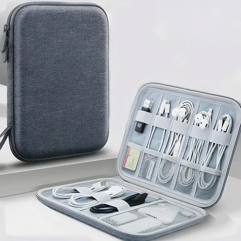 Custodia multifunzione per cinturino per orologio per cinturino per Apple Watch Cavo da viaggio portatile Dati Auricolare Borsa per organizer per elettronica