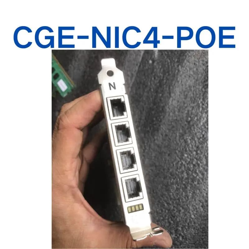 Scheda di acquisizione telecamera industriale CGE-NIC4-POE usata testata OK e spedita rapidamente