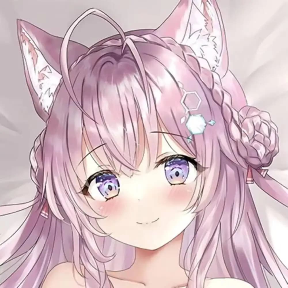 Federa per cuscino giapponese Hololive VTuber Hakui Koyori Anime sexy Dakimakura accogliente fodera per cuscino regali in lino SS