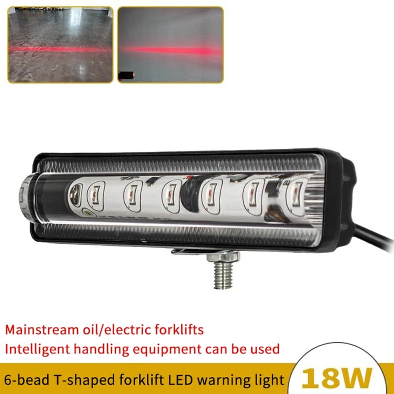 1 pz. Luci di sicurezza a LED per carrelli elevatori, strisce luminose rosse di segnalazione per camion, escavatori, luci per attrezzature industriali