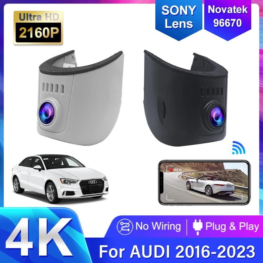 New 4K DVR For Auto for Audi a4 b8 b9 a3 8v 8p a5 a6 c7 a7 a8 Dash Cam for Audi q5 q7 q3 q8 q2 tt rs3 rs5 rs7 s3 s5 s6 s7 s8