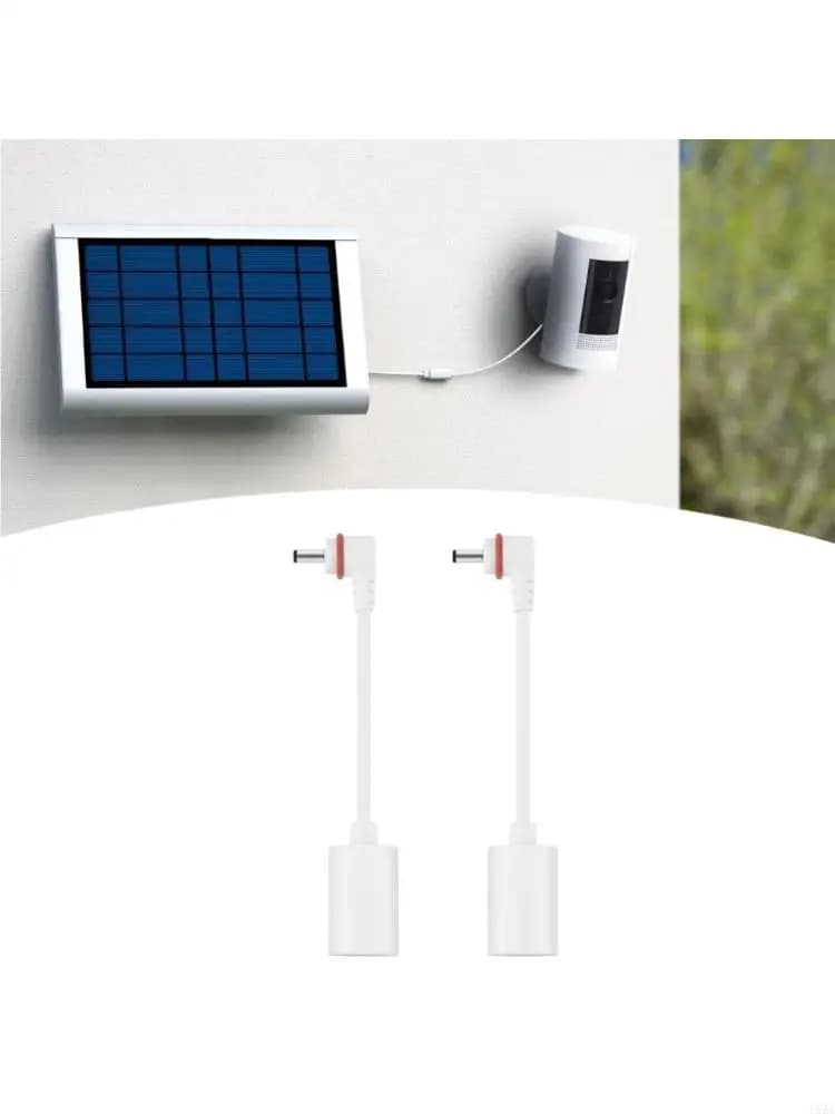 Cavo di Ricarica Solare ad Alta Efficienza, Adattatori USB C a Connettore 3.5mm per Telecamere di Sicurezza e Pannelli