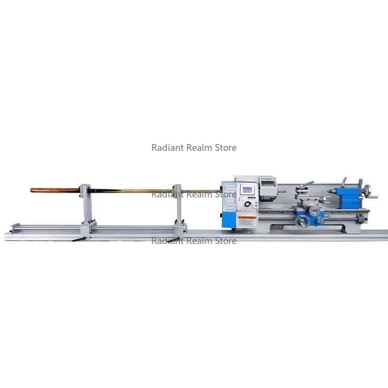 TC210 Macchina per tornio per stecche da biliardo Macchina per riparazione stecche da biliardo Tornio manuale per metalli con letto di prolunga in lega di alluminio