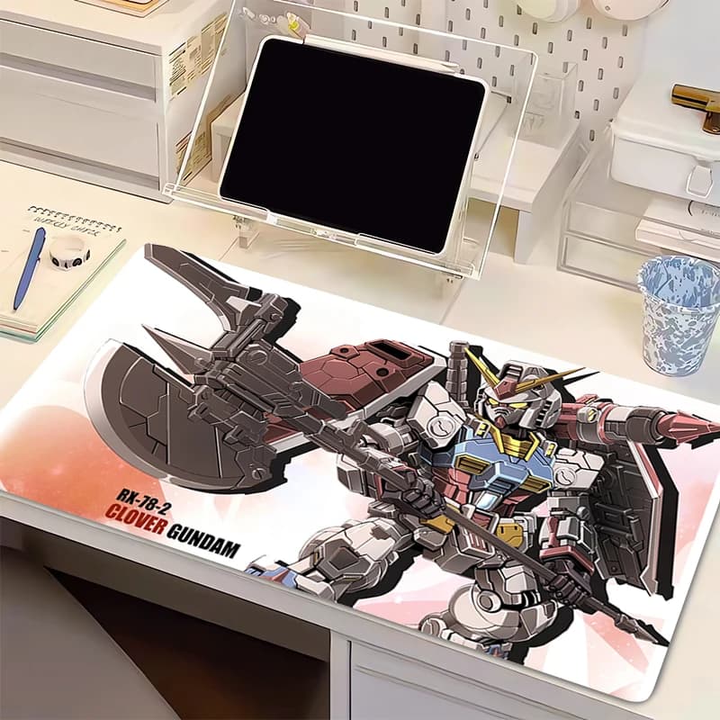 Tappetino per mouse Anime Mechanical Warrior RX-78-2 G-gundam Gaming Mousepad Gamer Completo Tappetino per tastiera per computer Tappetino da scrivania Varmilo