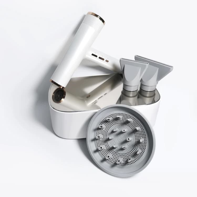 Asciugacapelli da salone professionale di nuovo design da 1500 W Produttore di motori CC Sicurezza Potente asciugacapelli domestico per la casa