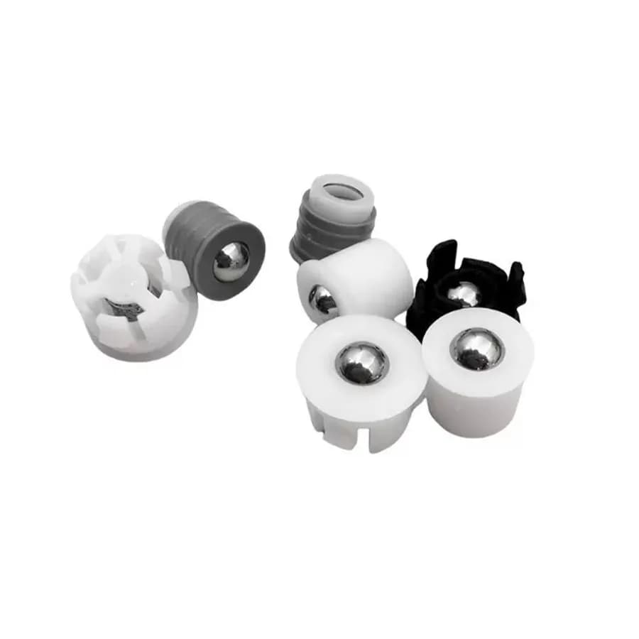 Electronic saw pneumatic floating ball spring right angle combination plastic support wheel cutting board saw mechanical parts