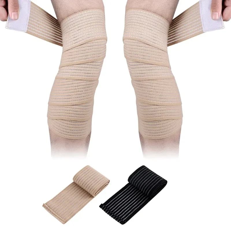 Benda elastica regolabile per polso polpaccio gomito gamba caviglia protezione compressione ginocchio bende in vita nastro sportivo sicurezza in palestra