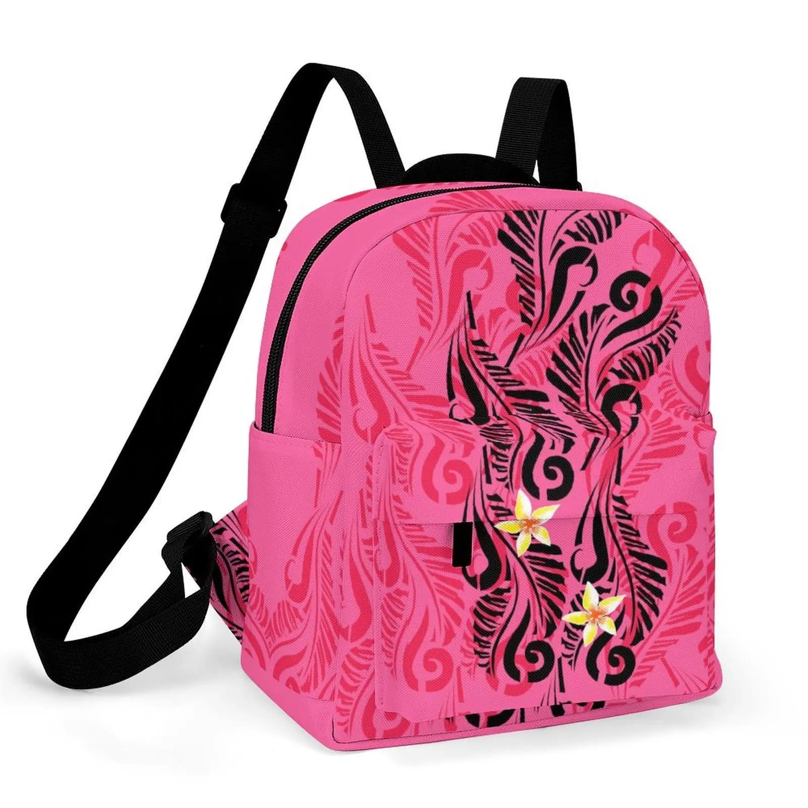Customized Women Casual Backpack Durable and wear-resistant Polynesian Backpack Custom Pacific Island Design