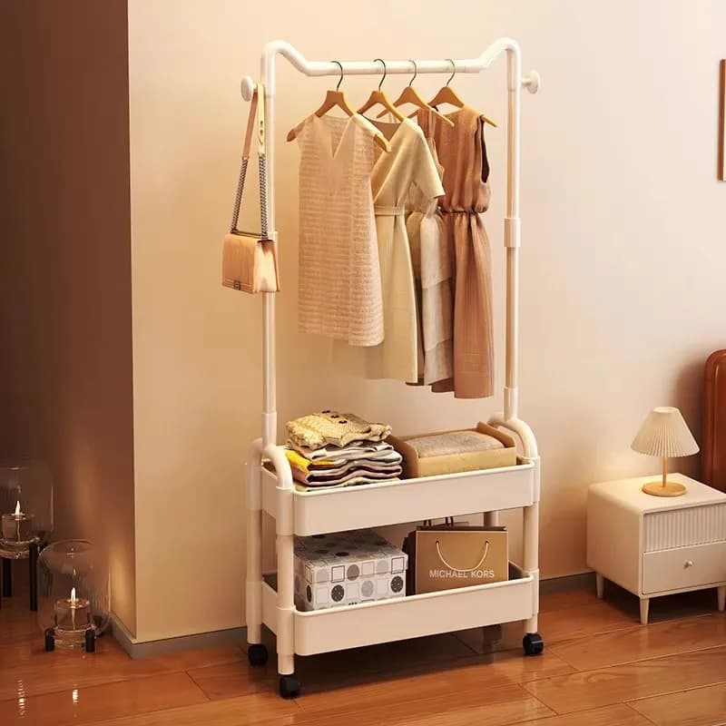 Shelves Clothes Racks Standing Coat Drying Rack Clothes Hanger Stand Shelfs Clothes Stand Percheros Para Ropa Hallway Furniture