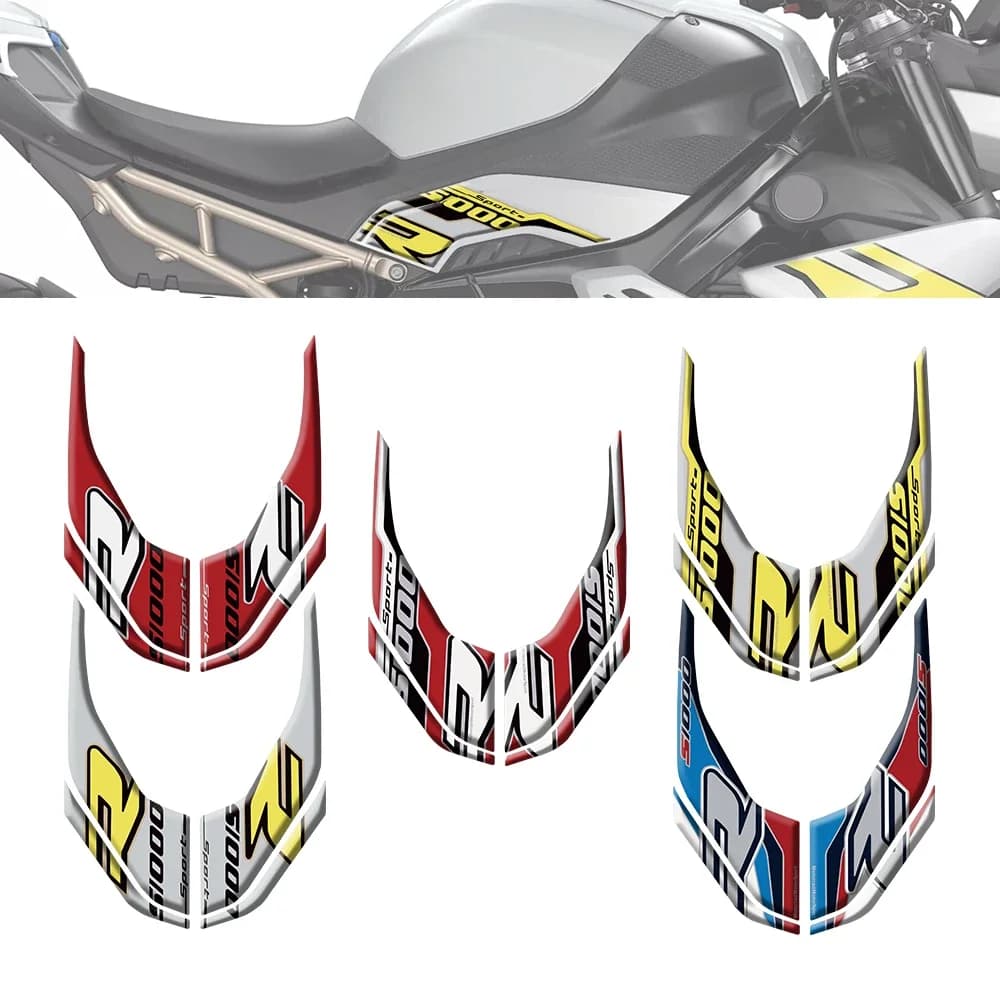 Accessori Moto per BMW S1000R S 1000 R 2021 2022 2023 2024, Adesivo Protettivo per Ginocchia, Protezione Vernice in Gel 3D
