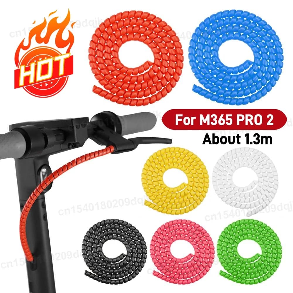 Copertura protettiva per linea scooter elettrico da 1,3 m Copertura protettiva universale per cavo scooter elettrico per accessori scooter M365 PRO 2