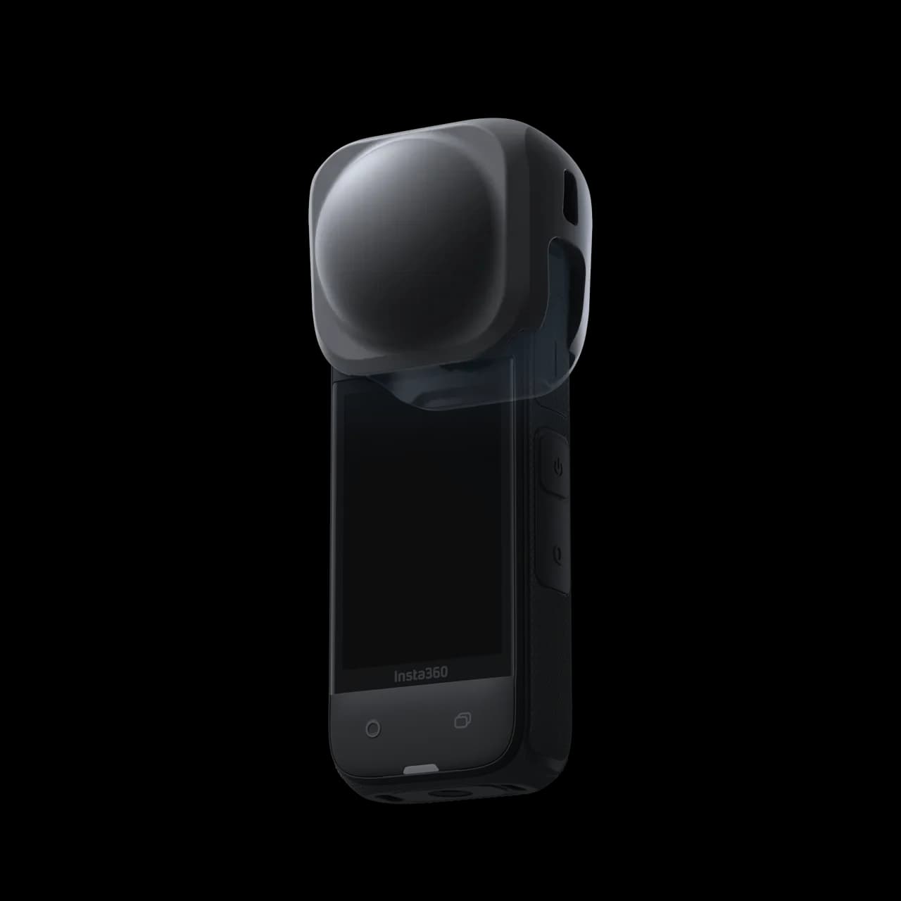 Copriobiettivo Doppio in Silicone per Insta360 X4, Protezione Antipolvere e Antigraffio, Accessori per Fotocamera d'Azione