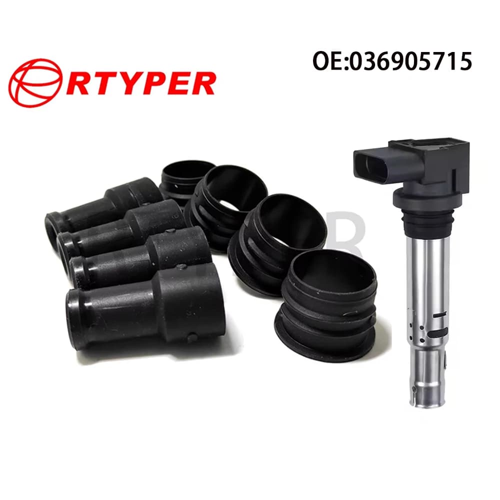 Stivale in gomma bobina di accensione per Audi A2/A3, VW Golf/Passat, Skoda 1.2-1.6i 42mm 20mm 036905715 0986221024 036905100