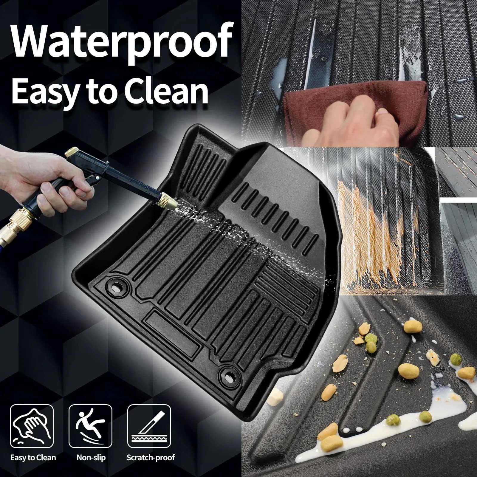 for Lexus LBX 2025 2026 2027 RHD Hybrid Eco-Friendly TPE Car Floor Mats & Trunk Mats, All-Weather Protection (Not For LHD)