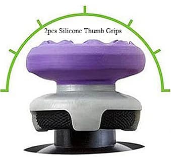 2pcs Silicone Thumb Grips for PS5/PS4, High-performance Analog Joystick for PS4 PS5 Galaxy Joystick