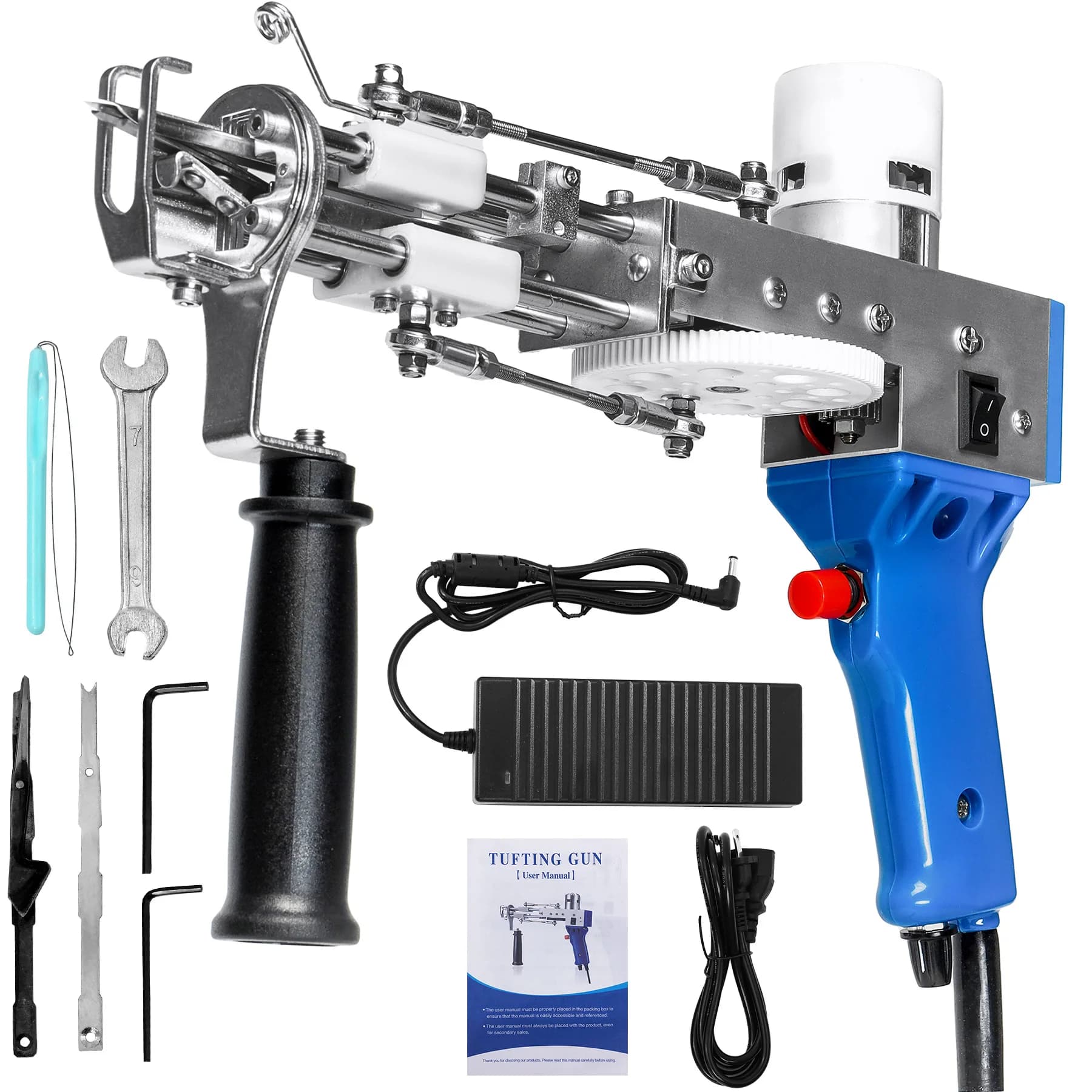 Handmade DIY Carpet Tufting Gun, Weaving Gun, with Shuttle Loom