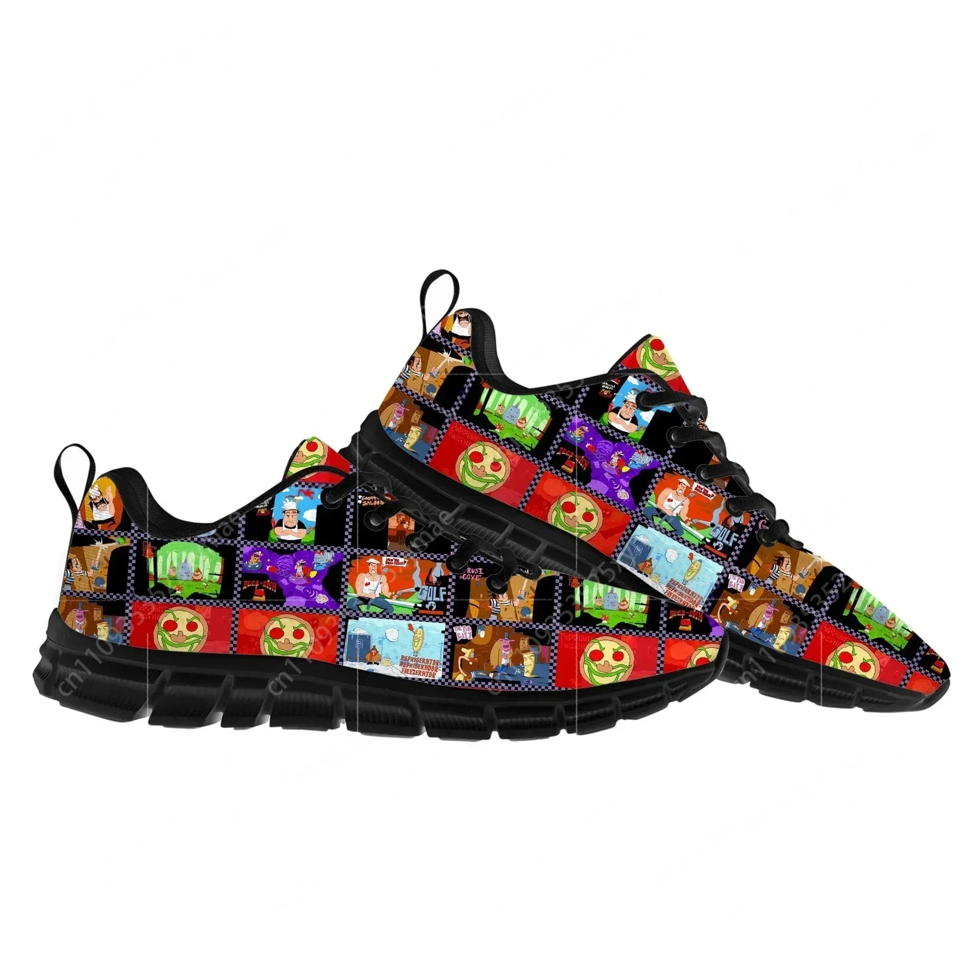 Pizza Tower Sports Shoes Hot Cartoon Game Mens Womens Sneakers Fashion Sneaker Custom Built Shoes