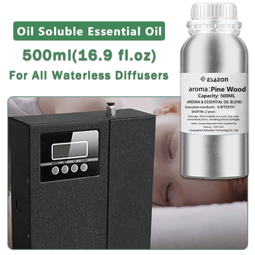 ESAEON Hotel Aroma Diffuser Essential Oils - For Waterless Aromatherapy Machines, Pine Wood Marriott Hotel - 500ML (16.9 fl.oz)