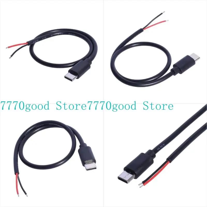 31BA da USB C a 2pin Cavo a filo nudo 30 15w per semplici applicazioni ricarica