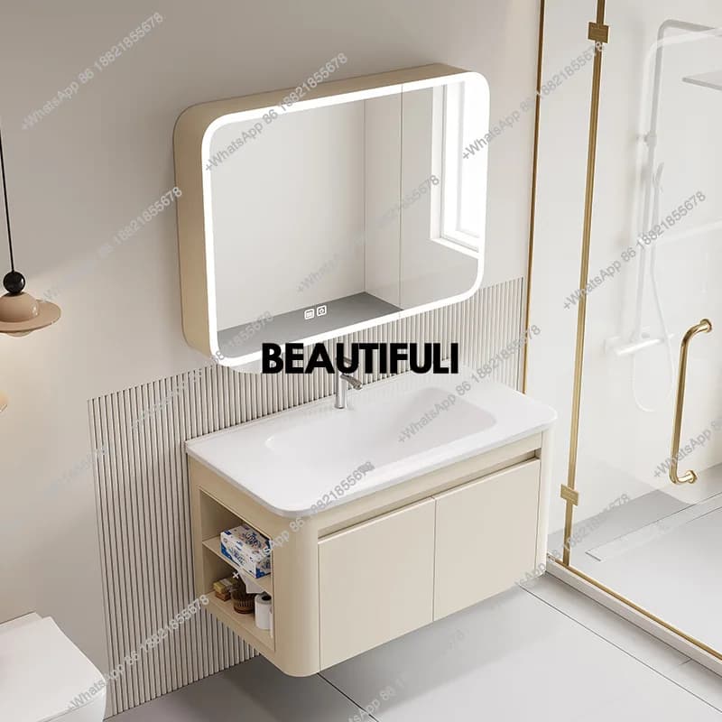 Lavandino con armadietto per il bagno Armadietto per il bagno Homcom Mobile per il trucco con armadietti a specchio Armadio Mobili per la casa economici Armadio bianco
